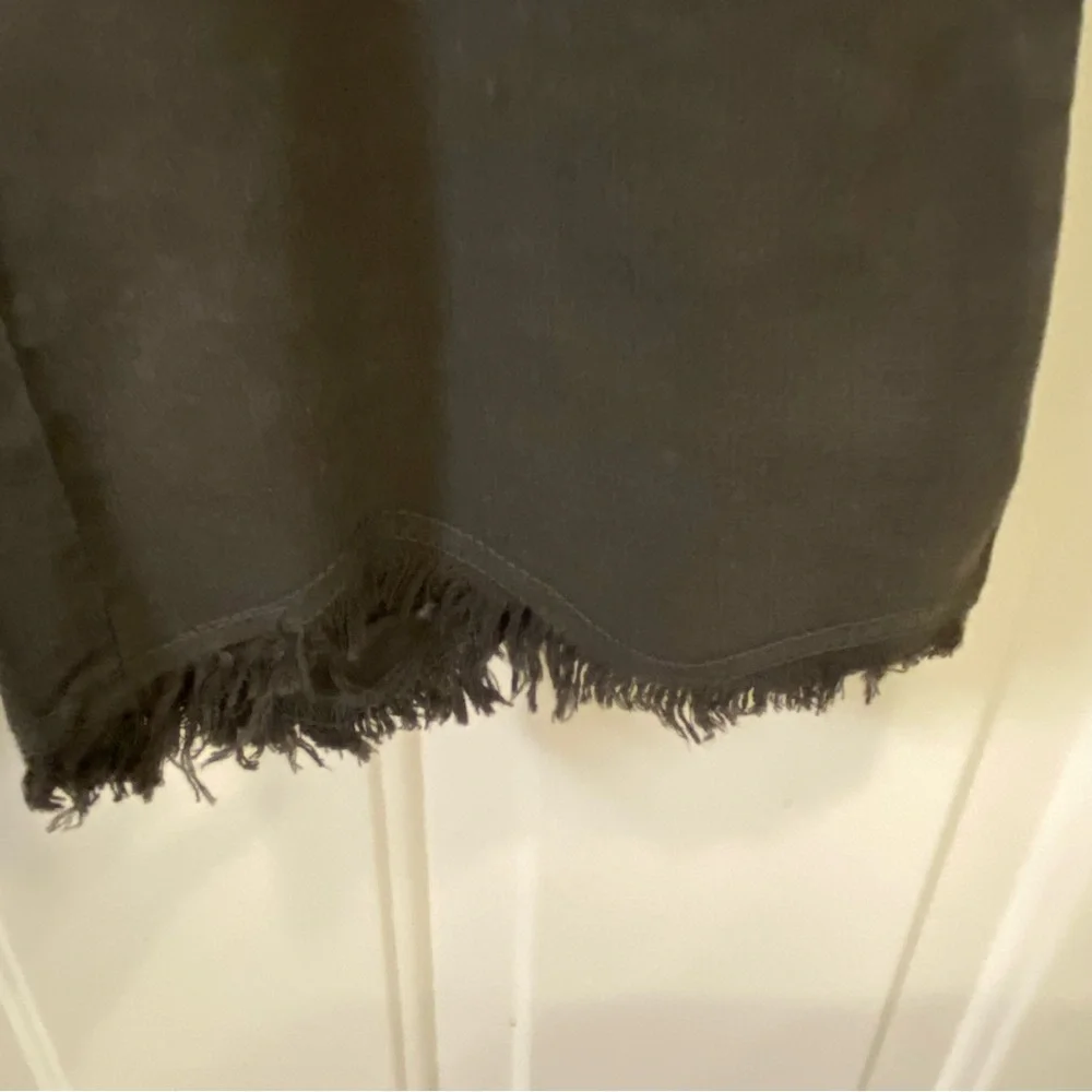 XCVI Wearables Dark Gray Frayed Hem Pants - Picture 13 of 14